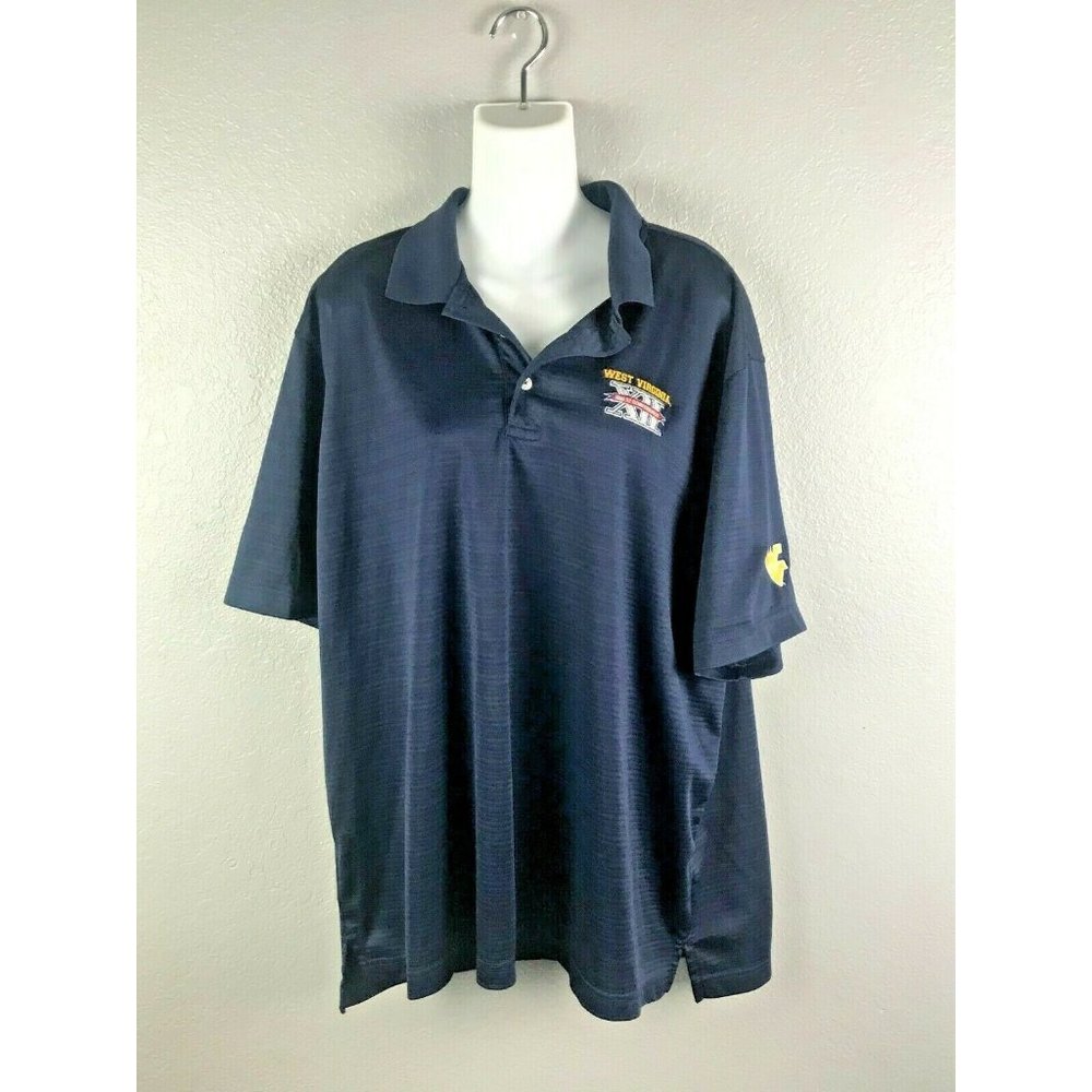 West Virginia Big 12 Conference Polo Shirt, no tags , 2x?